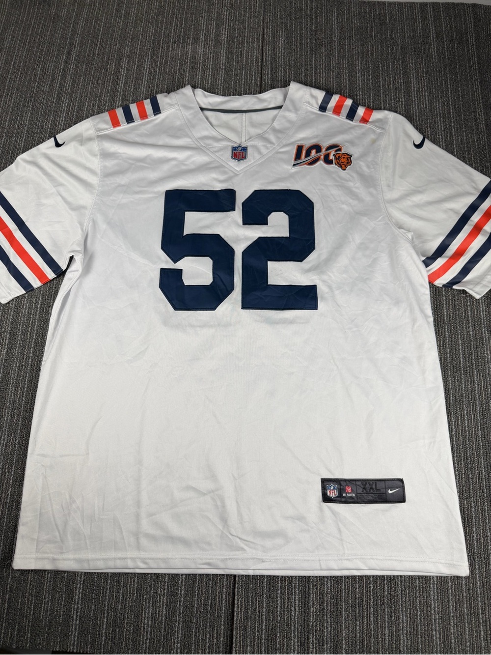 Chicago Bears Khalil Mack #52 Jersey 100 Years Size 2XL